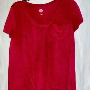 Burgundy Tee